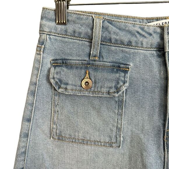 NWT Celebrity Pink High Rise Flap Pocket Denim Cutoff Shorts - Picture 2 of 4